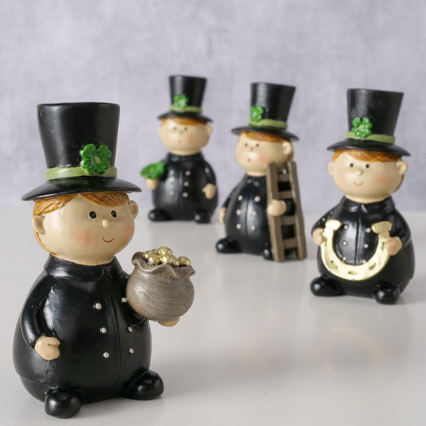 DEKOFIGUR KIND - Schwarz, Basics, Kunststoff (9cm)