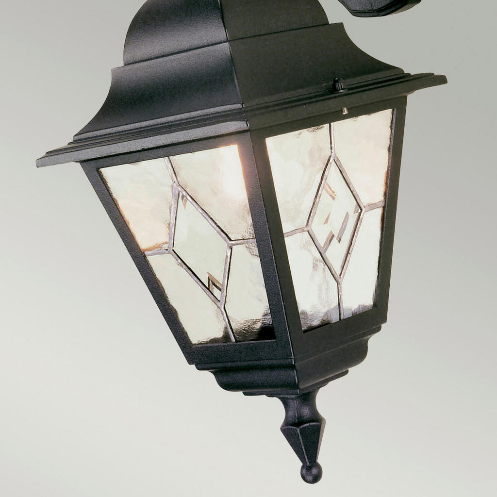 Thumbnail - Elstead Lighting AUßENWANDLEUCHTE Elstead Nr2-Blk, Schwarz, Metall, Glas, 18.4x45x21.5 cm, Grüner Punkt, RoHS, Lampen & ...