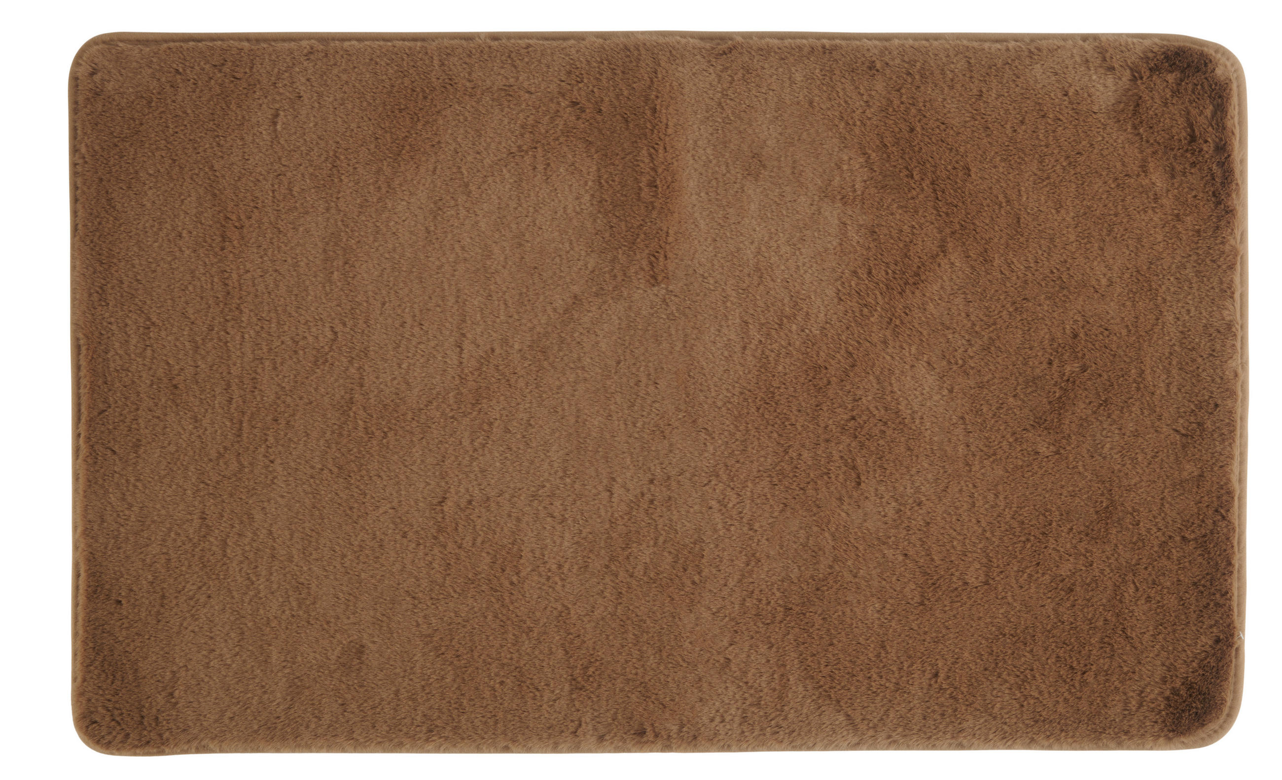 BADEMATTE Hellbraun 60/100 cm  - Hellbraun, Basics, Kunststoff/Textil (60/100cm) - Esposa