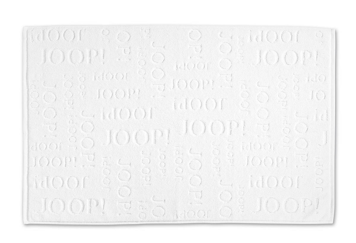 BADTEPPICH Weiß 55/85 cm  - Weiß, Basics, Textil (55/85cm) - Joop!