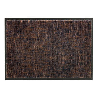 FUSSMATTE - Taupe/Anthrazit, Konventionell, Kunststoff/Textil (50/70cm) - Schöner Wohnen Teppi