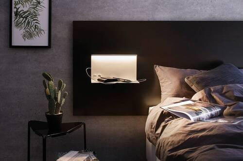 LED-WANDLEUCHTE Jarina 35/20 cm   - Weiß, Design, Metall (35/20cm) - Paulmann