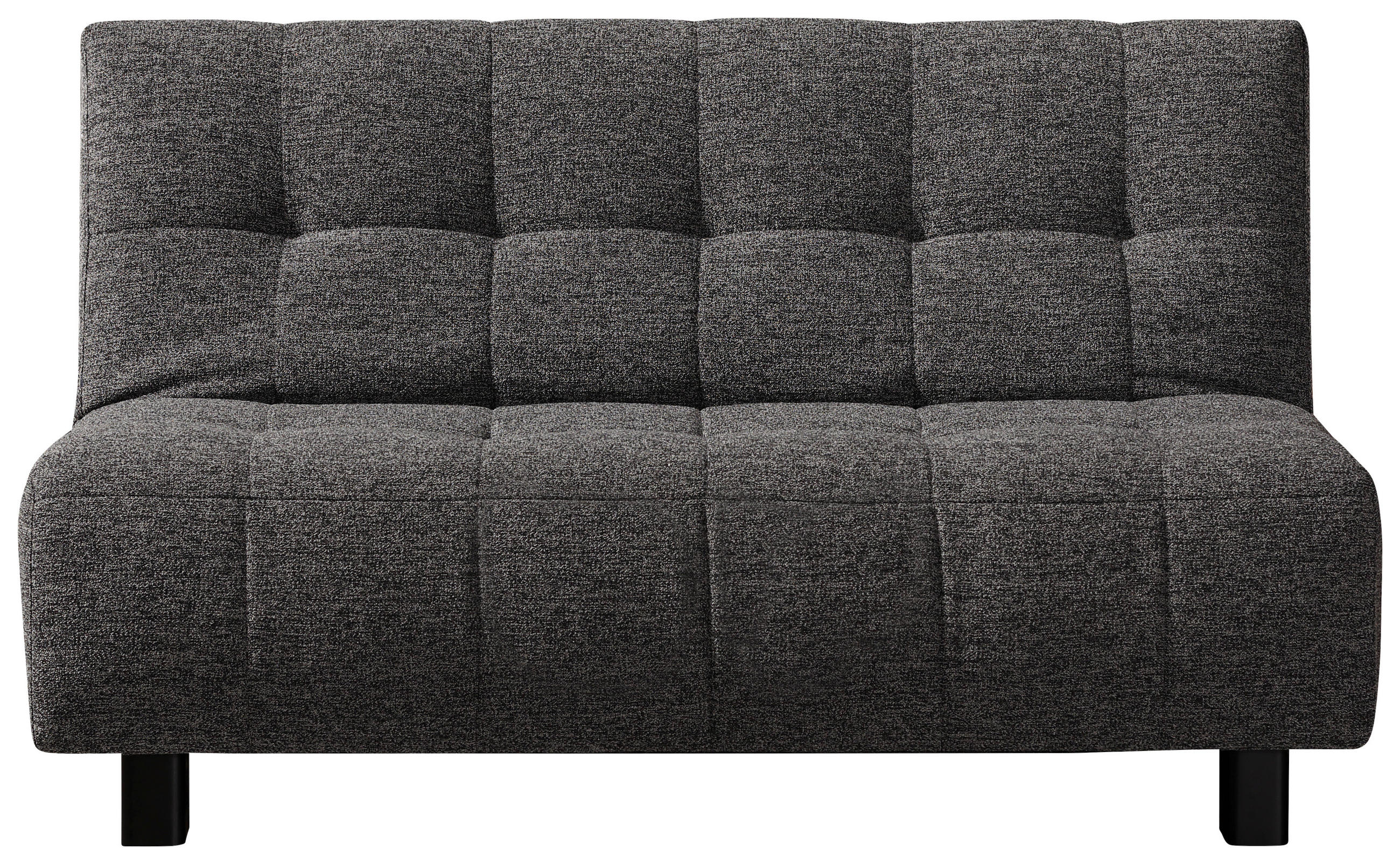 ZOFA S POSTELJNO FUNKCIJO,  antracit tekstil  - črna/antracit, Design, kovina/tekstil (145/92/102cm) - Novel