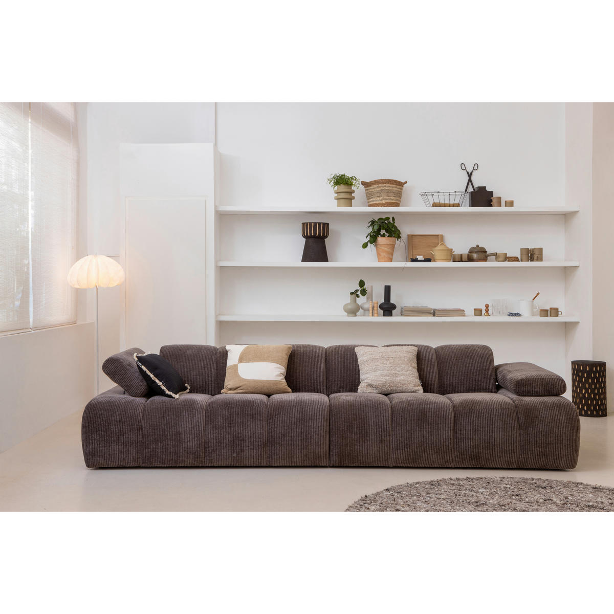 HOCKER Paulownia Dunkelbraun  - Dunkelbraun, Design, Holz (30/49/30cm) - Livetastic