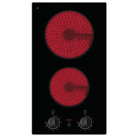 GLASKERAMIKKOCHFELD  - Edelstahlfarben/Schwarz, Trend, Glas/Metall (29/5/52cm) - PKM