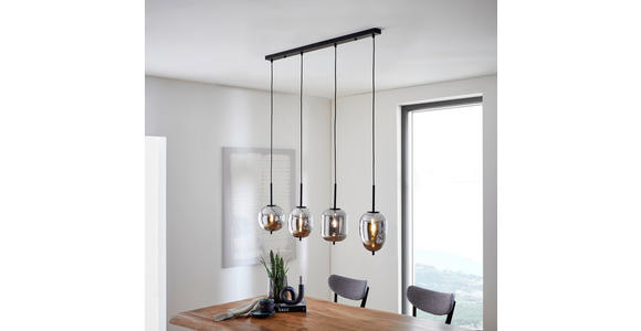 HÄNGELEUCHTE 100/18,5/120 cm  - LIFESTYLE, Glas/Metall (100/18,5/120cm) - Dieter Knoll