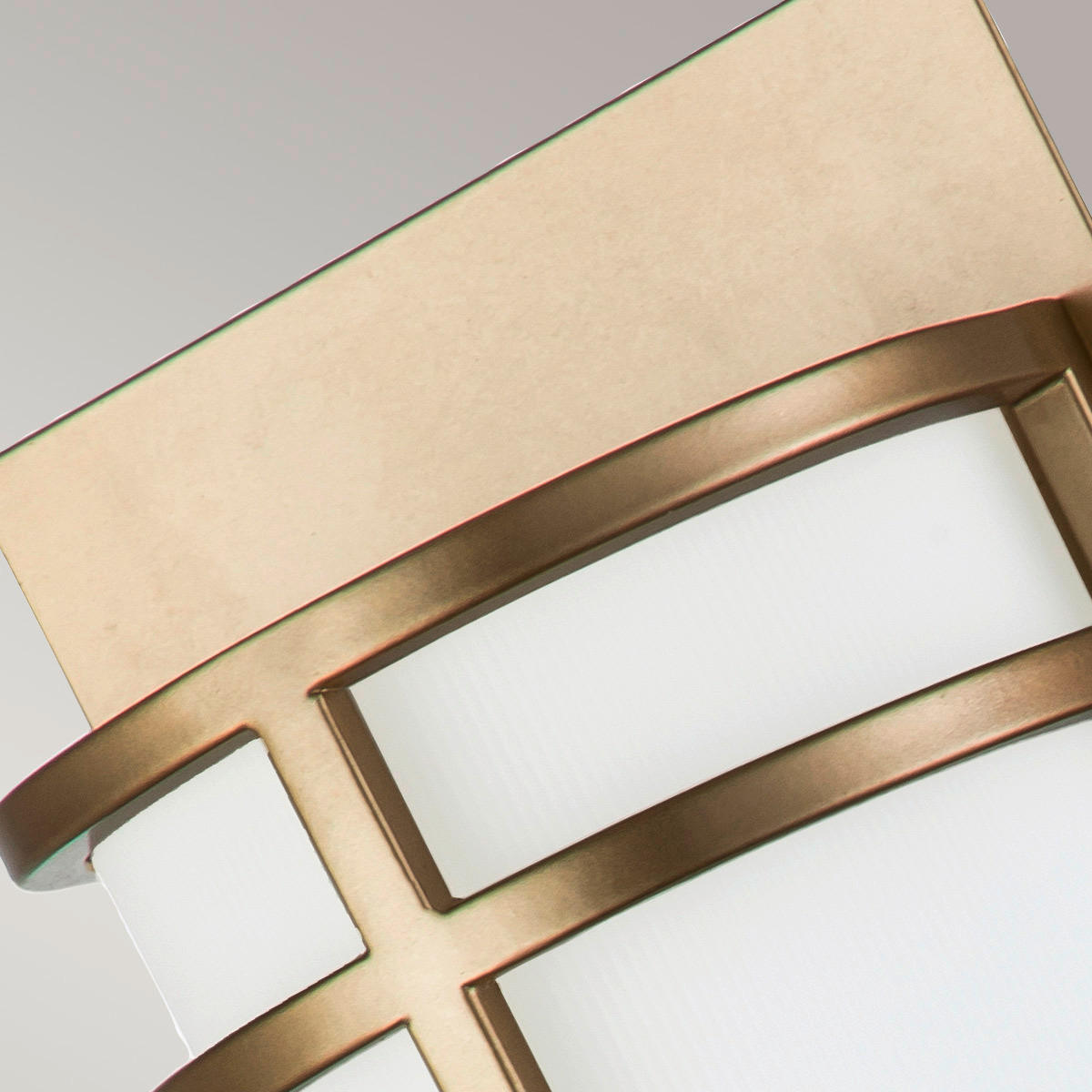 VÄGGLAMPA Fusion   - mässingsfärgad, Klassisk, metall/glas (43,2/12,7/10,2cm) - Elstead Lighting
