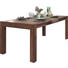 ESSTISCH Nussbaum massiv Nussbaumfarben - Nussbaumfarben, Design, Holz (200(320)/76/95cm) - CASSANDO