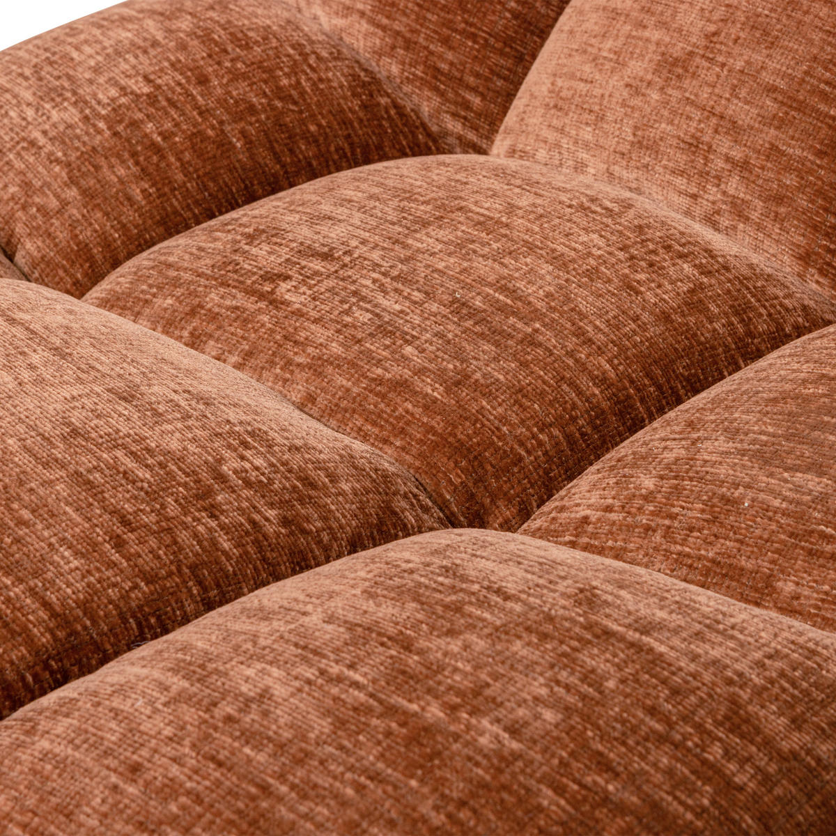 SESSEL in Chenille Rostfarben  - Rostfarben/Braun, Design, Textil/Metall (73/81/84cm) - Livetastic