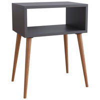 NACHTTISCH 44,5/60/30 cm  in Honigeiche, Anthrazit  - Honigeiche/Anthrazit, Modern, Holzwerkstoff (44,5/60/30cm) - MID.YOU