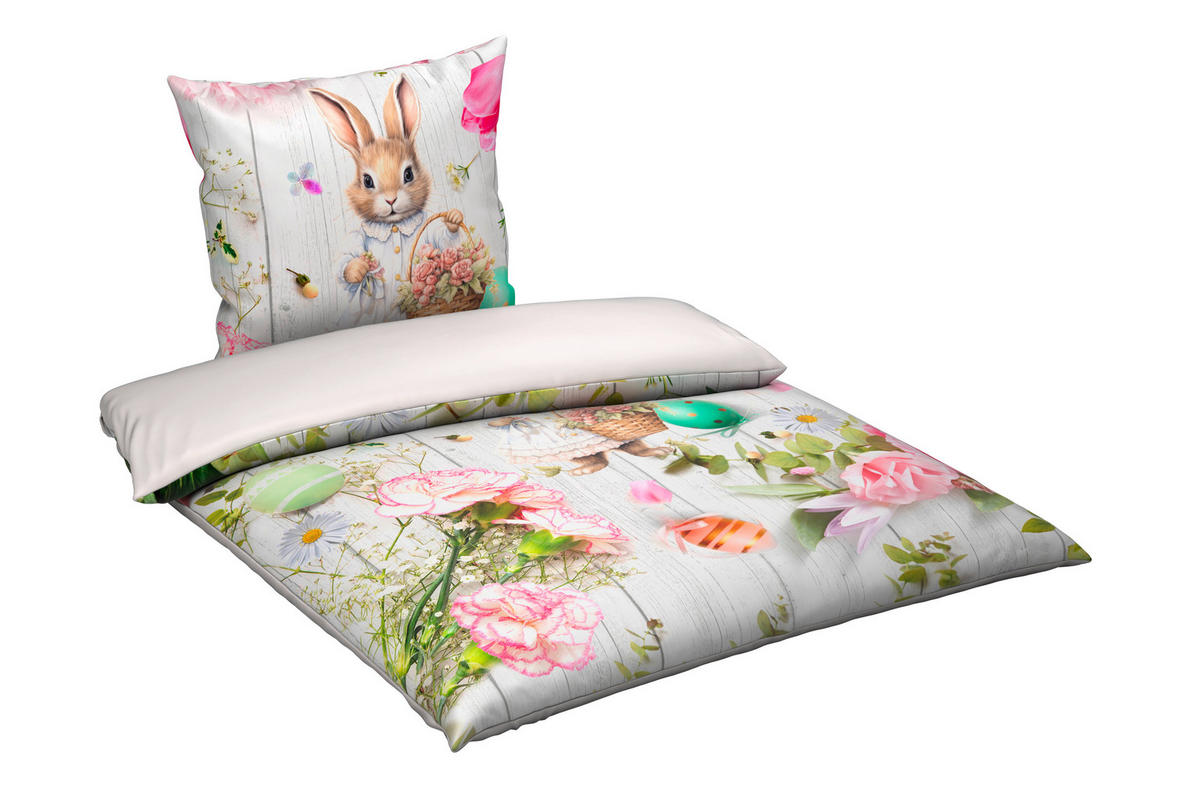 WENDEBETTWÄSCHE Satin 135/200 cm  - Multicolor, Textil (135/200cm) - Novel