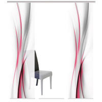 FLÄCHENVORHANG 3ER SET in Rot halbtransparent  - Rot, Design, Textil (60/245cm) - Schmidt W. Gmbh