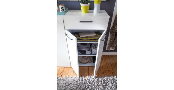 GARDEROBE 4-teilig in 160/200/38 cm - Weiß, KONVENTIONELL, Holzwerkstoff (160/200/38cm) - Moderano