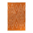 WEBTEPPICH 120/170 cm Alena Creme, Orange  - Creme/Orange, Basics, Textil (120/170cm) - Novel