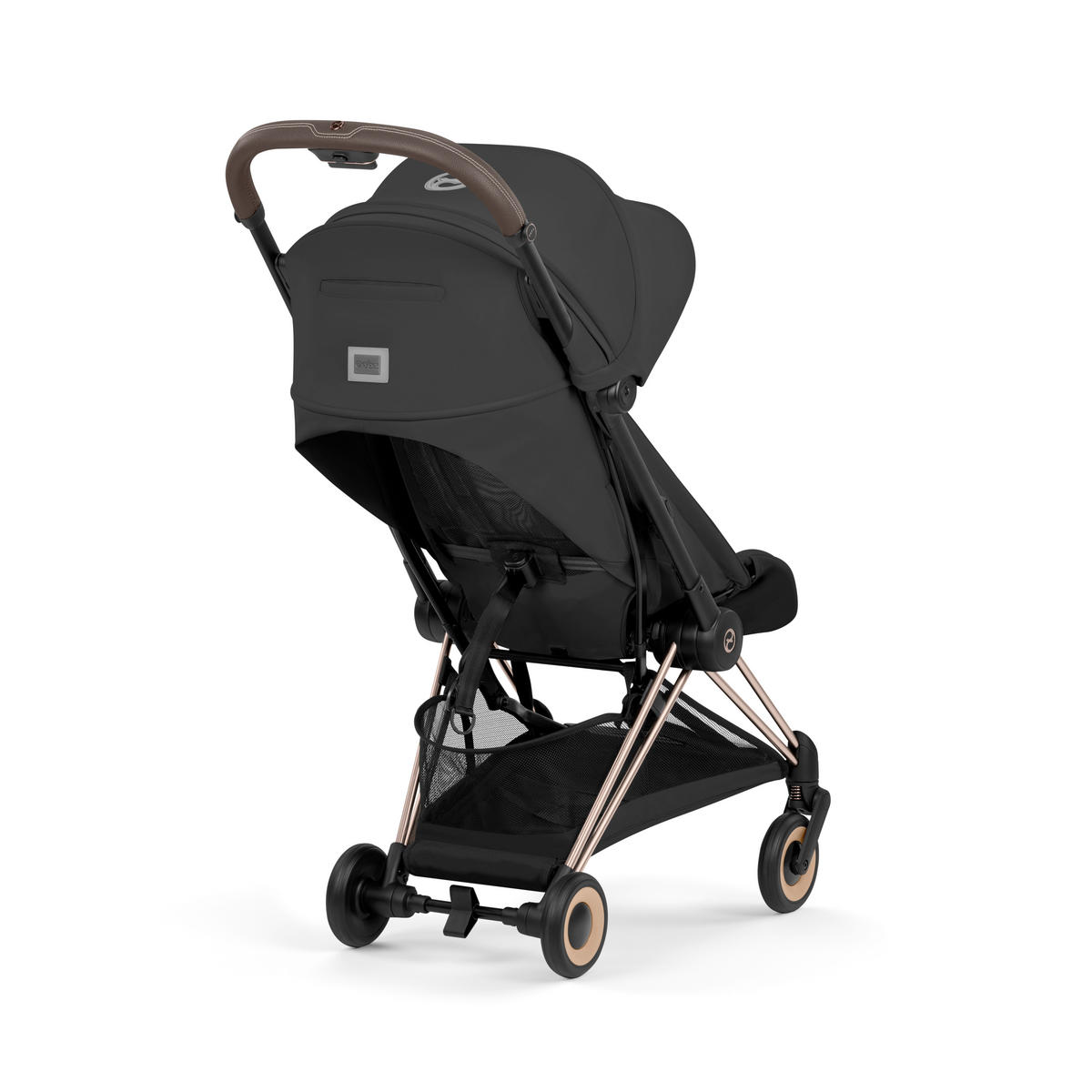 KIŠOBRAN KOLICA  COŸA Comfort Rosegold  - ružičasto zlatna/crna, Basics, tekstil/metal (79/44cm) - cybex PLATINUM