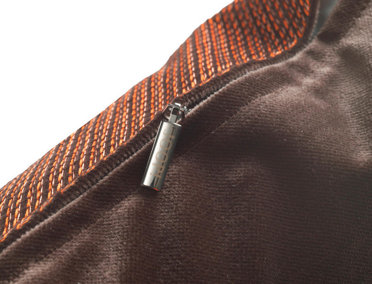 KISSENHÜLLE J!Dimension 40/40 cm  - Rotbraun/Rostfarben, Design, Textil (40/40cm) - Joop!