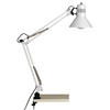 KLEMMLEUCHTE 17/70 cm   - Weiß, KONVENTIONELL, Metall (17/70cm) - Brilliant