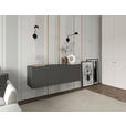 LOWBOARD  in 150/50/42 cm  - Anthrazit, Design, Holzwerkstoff (150/50/42cm) - Hom`in
