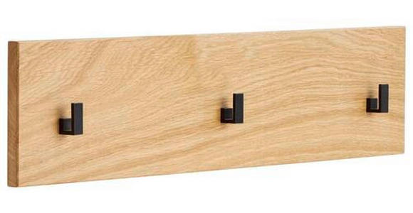 GARDEROBE 5-teilig in 190/202/38 cm - Eichefarben/Anthrazit, Natur, Holz/Textil (190/202/38cm) - Linea Natura