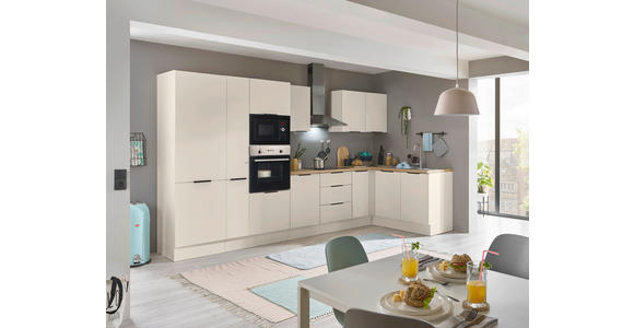 ECKKÜCHE 360/165 cm  in Kaschmir  - Kaschmir/Schwarz, Basics, Holzwerkstoff/Metall (360/165cm) - Xora