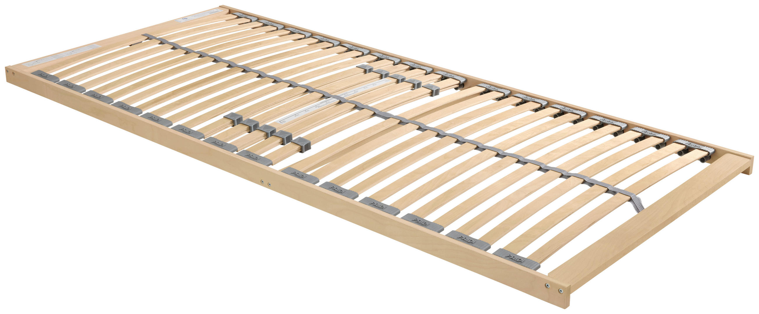 LATTENROST 90/190 cm Mittelzone verstellbar, Buche  - Buchefarben, Basics, Holz (90/190cm) - Paidi