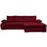 WOHNLANDSCHAFT in Textil Rot - Chromfarben/Rot, Design, Kunststoff/Textil (294/173cm) - Carryhome WOHNLANDSCHAFT in Textil Rot - Chromfarben/Rot, Design, Kunststoff/Textil (294/173cm) - Carryhome