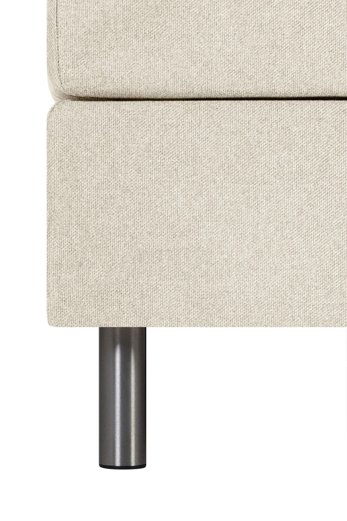 BOXSPRINGBETT 180/200 cm  in Perlmutt  - Silberfarben/Perlmutt, Konventionell, Textil/Metall (180/200cm) - Welnova