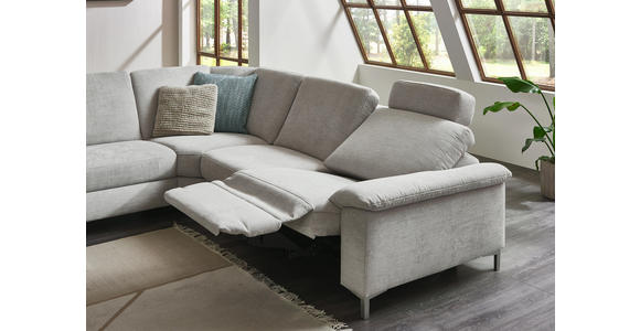 WOHNLANDSCHAFT in Textil Rot - Rot/Alufarben, Design, Textil/Metall (170/333/265cm) - Dieter Knoll