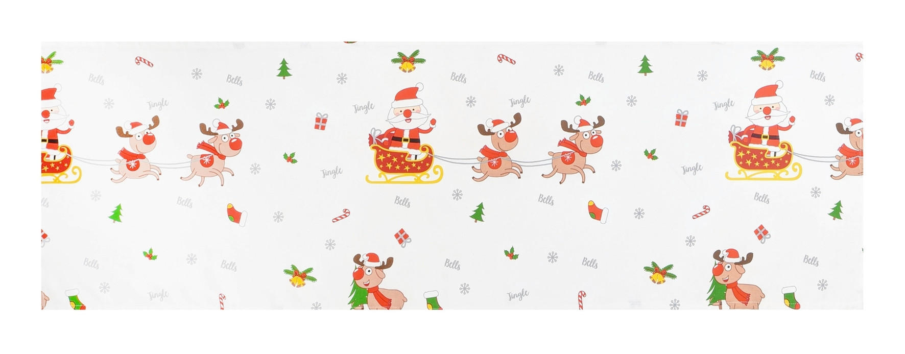 ASZTALI FUTÓ   - többszínű, Basics, textil (45cm)