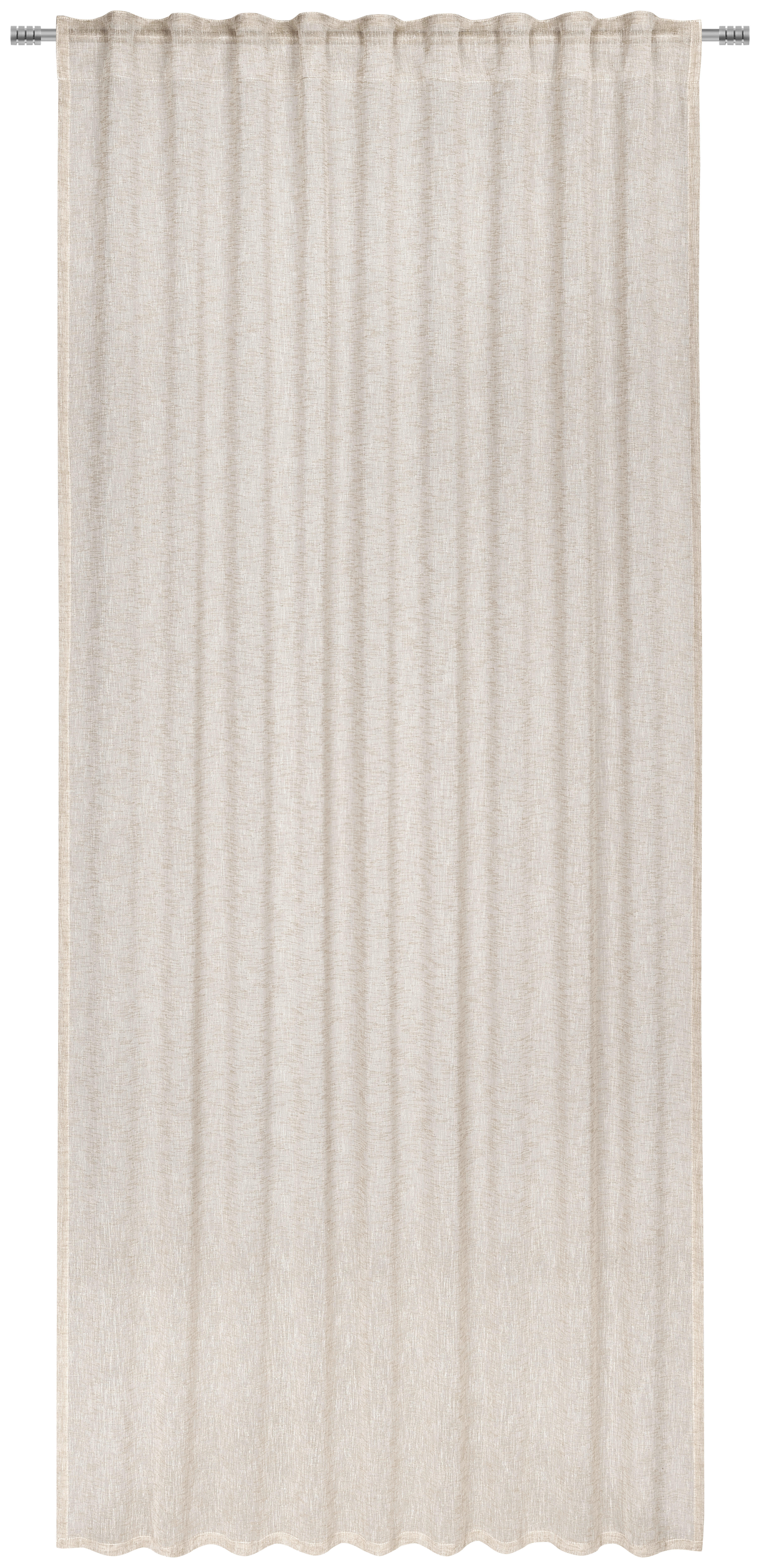 GARDINLÄNGD halvtransparent  - sandfärgad, Basics, textil (140/245cm) - Esposa