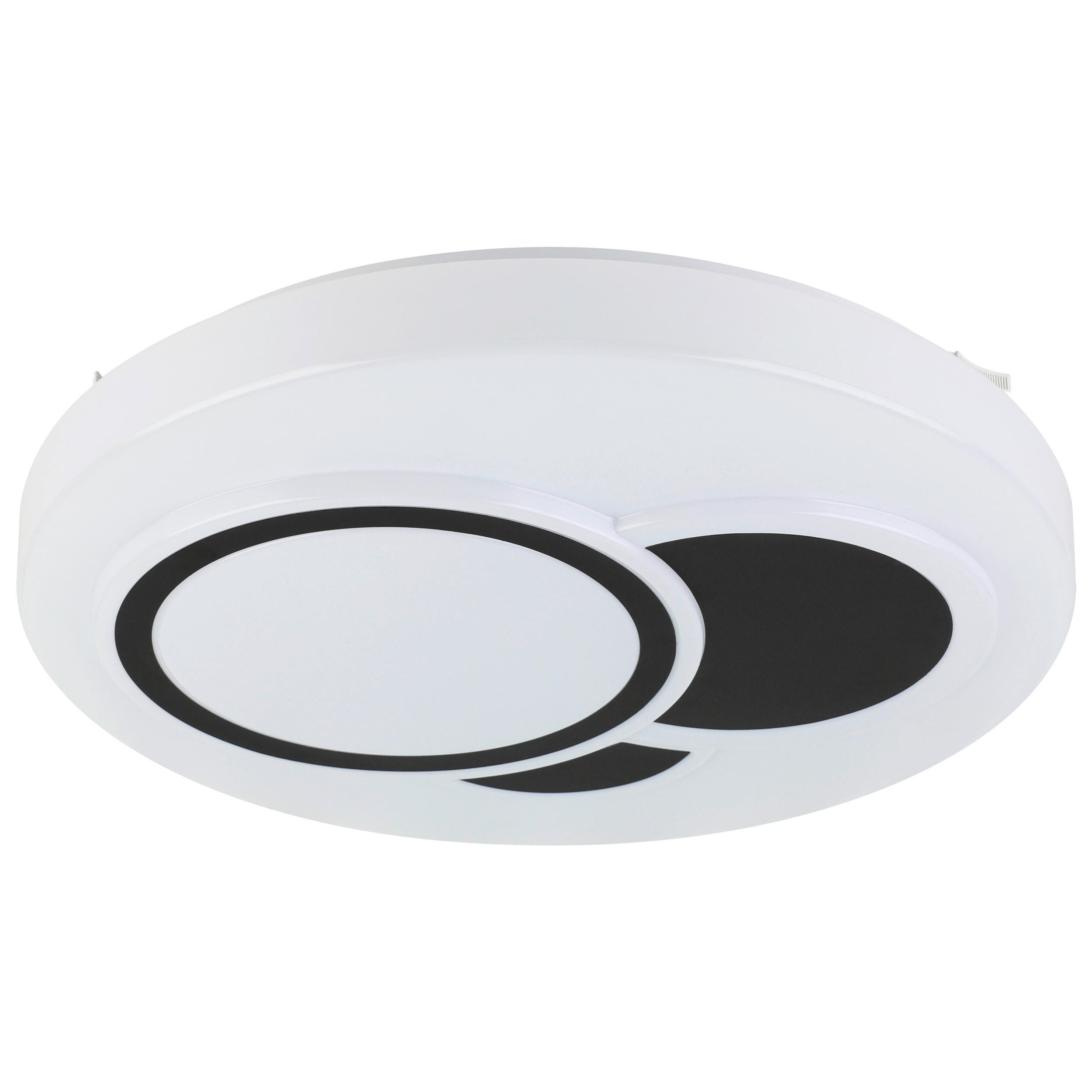 LED VÄGGLAMPA 38,5/8 cm   - vit/svart, Basics, metall/plast (38,5/8cm) - Eglo
