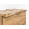 WASCHTISCHUNTERSCHRANK 61/55/40 cm  - Eiche Wotan/Silberfarben, Natur, Holzwerkstoff/Kunststoff (61/55/40cm) - Xora