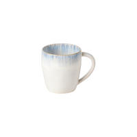 KAFFEEBECHERSET BRISA 6-teilig  - Blau/Weiß Hochglanz, Basics, Keramik (0,44l) - Costa Nova