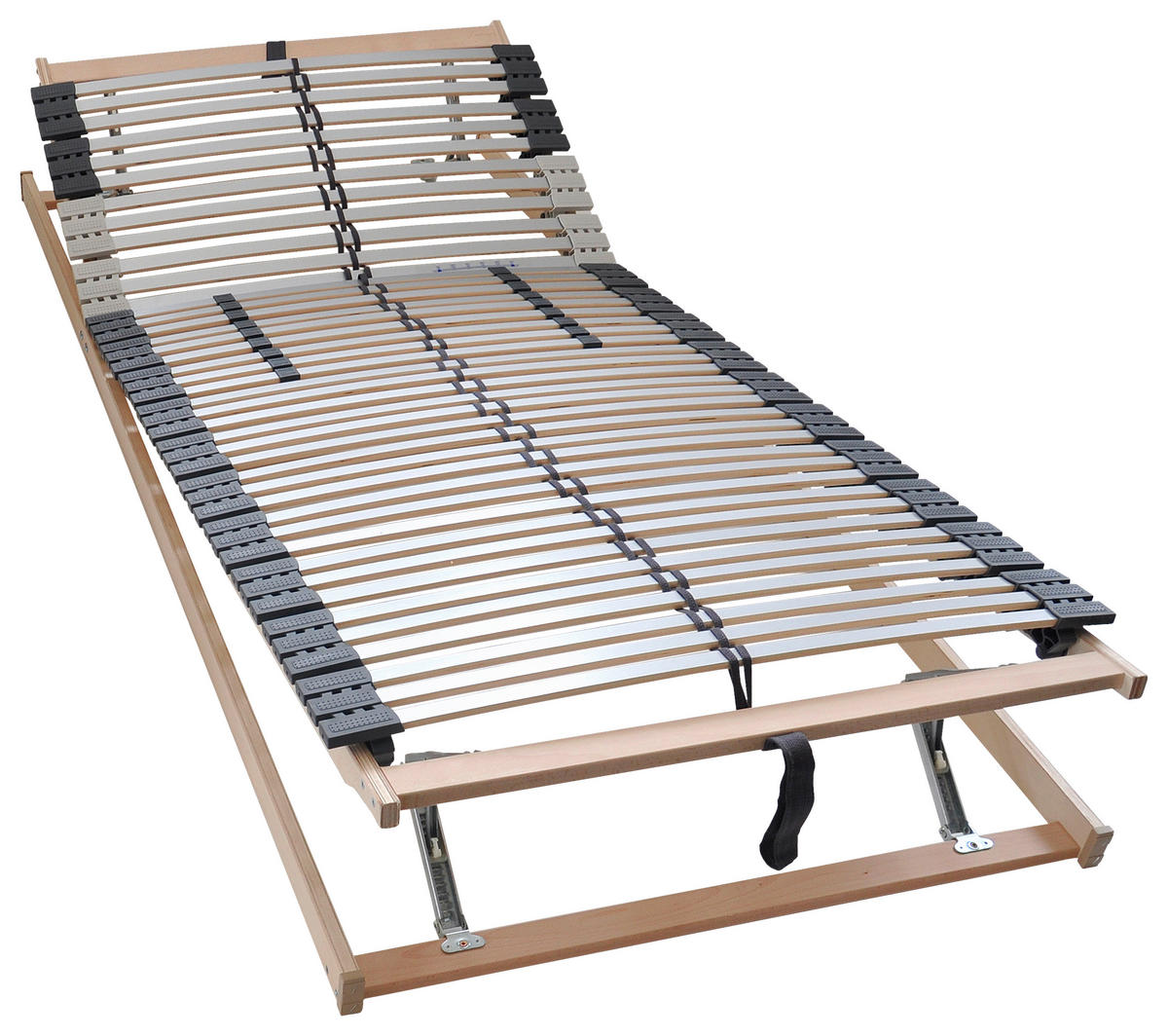 LAMELOVÝ ROŠT,  (pro rám) 80/200 cm - bílá/světle šedá, Basics, dřevo (80/200cm) - Hom`in