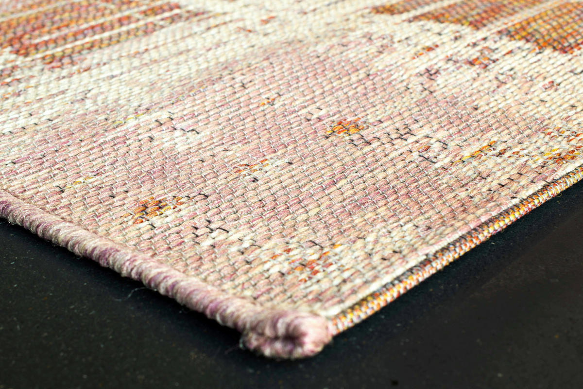 OUTDOORTEPPICH 120/170 cm Amalfi Lila, Rosa, Rot  - Lila/Rot, KONVENTIONELL, Textil (120/170cm) - Novel