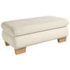 HOCKER Cord Creme  - Eiche Bianco/Creme, KONVENTIONELL, Holz/Textil (129/49/64cm) - SetOne by Musterring