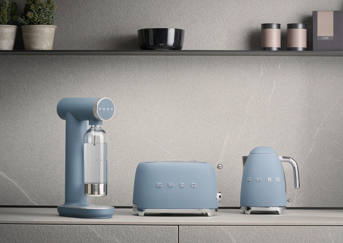 WASSERSPRUDLER Collezione  - Blau, Basics, Kunststoff (13.5/42/24.5cm) - SMEG