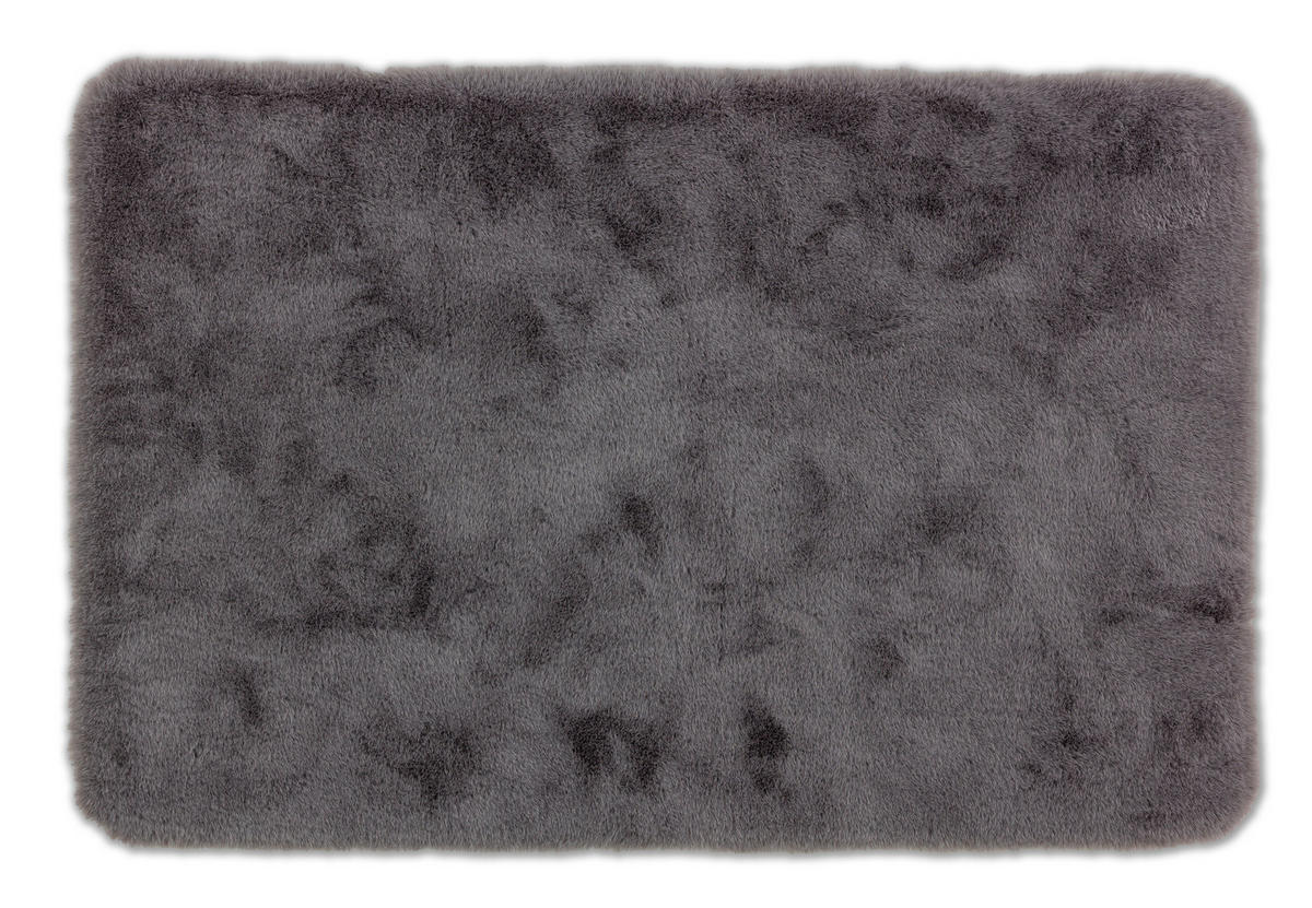 BADTEPPICH Grau 60/90 cm  - Grau, Basics, Textil (60/90cm) - Schöner Wohnen