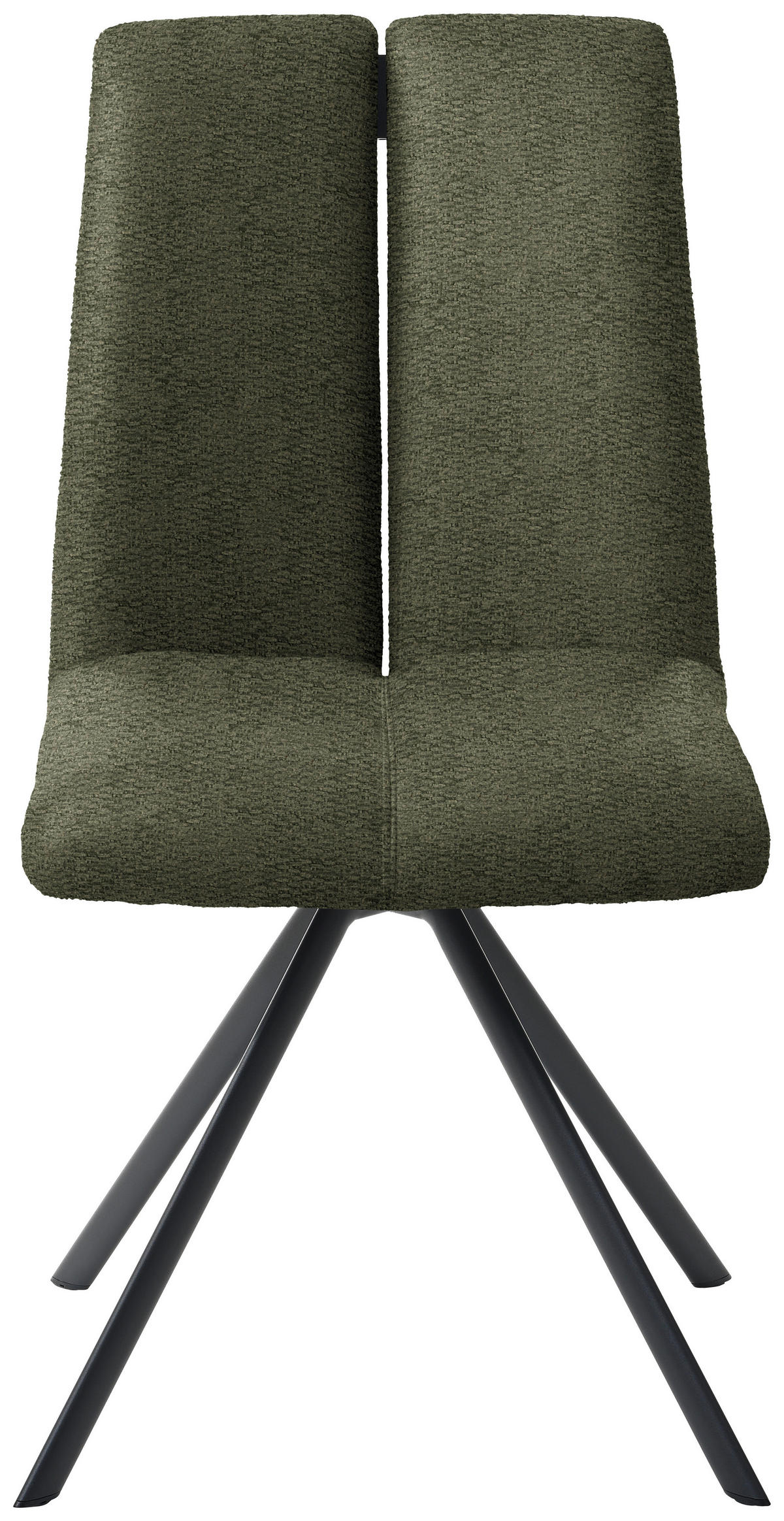 STUHL  Stoffauswahl Webstoff  - Pastellgrün/Anthrazit, Design, Textil/Metall (50/92/64cm) - Venjakob