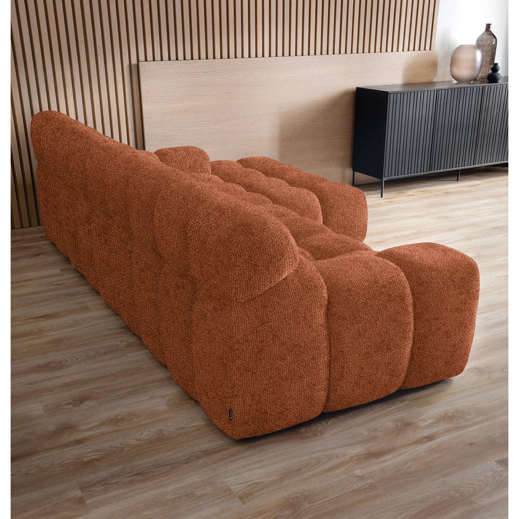 Thumbnail - Welnova Ecksofa, Rost, Textil, 3-Sitzer, Ottomane rechts, L-Form, 297x180 cm, Fsc, Reach, Made in EU, Stoffauswahl, seit...