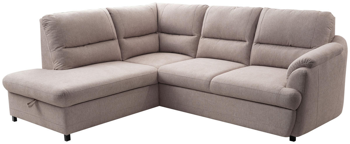 HÖRNSOFFA i greige  - greige/svart, Basics, trä/textil (200/240cm) - MID.YOU