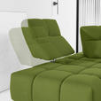 ECKSOFA in Struktur Grün  233/313 cm  - Schwarz/Grün, Design, Kunststoff/Textil (233/313cm) - Emilio Belluti