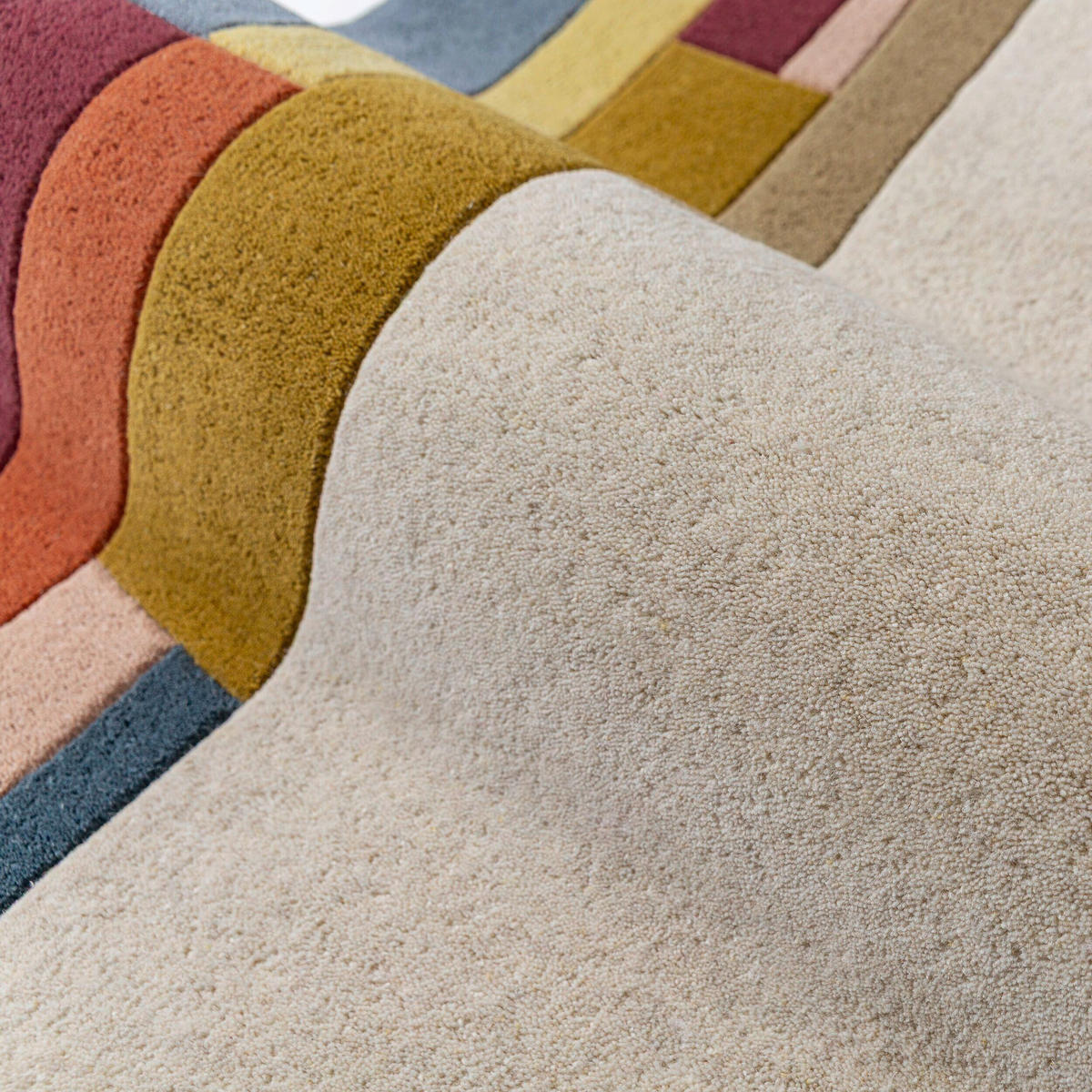 WOLLTEPPICH 160/230 cm Emryc Multicolor  - Multicolor, Basics, Textil (160/230cm) - Flair Rugs