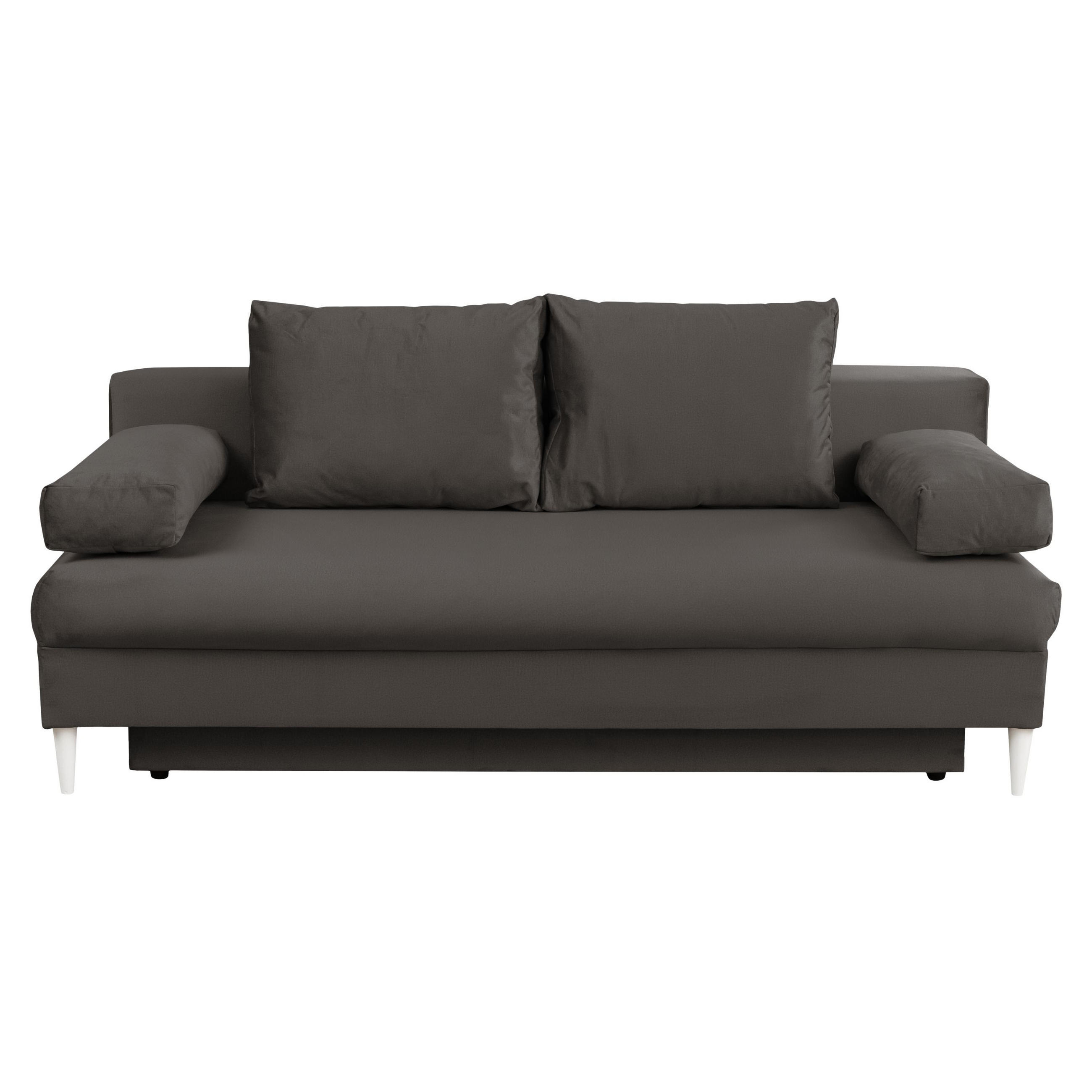 Canapea, antracit - antracit, Basics (200/95/95cm) - Carryhome