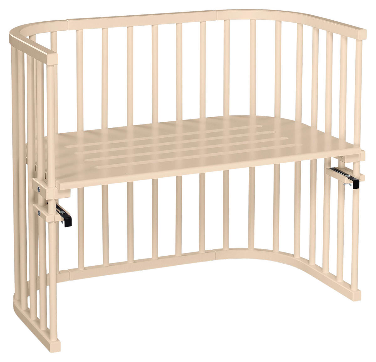 BEISTELLBETT 96/54/79 cm  - Beige, Basics, Holz (96/54/79cm) - Babybay