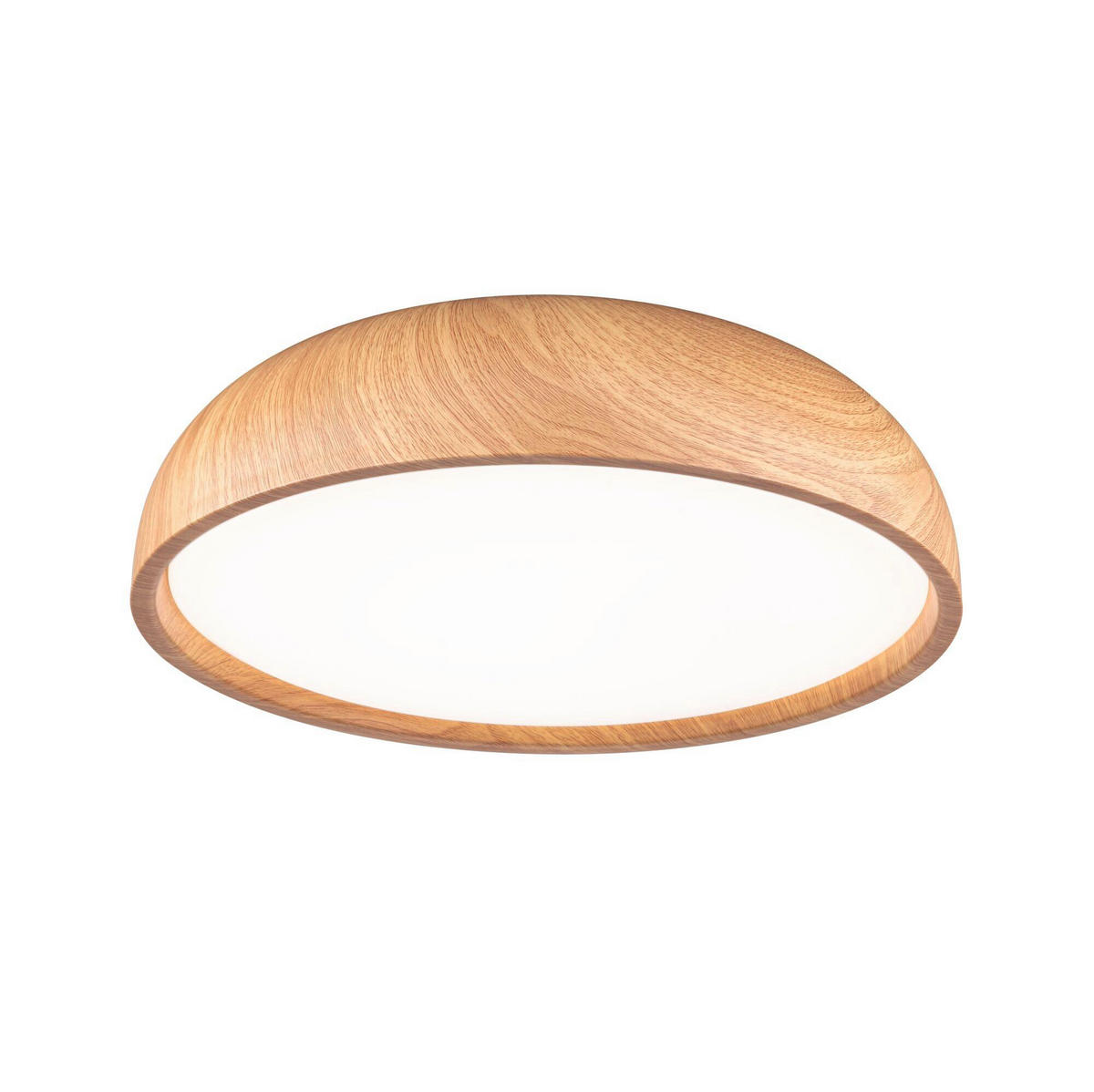 LED-DECKENLEUCHTE Oka 36/10,5 cm   - Ahornfarben, Basics, Kunststoff (36/10,5cm) - Paulmann