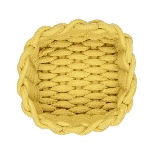 AUFBEWAHRUNGSKÖRBCHEN  - Senfgelb, Konventionell, Textil (16,5/7,5/16,5cm) - Schöner Wohnen