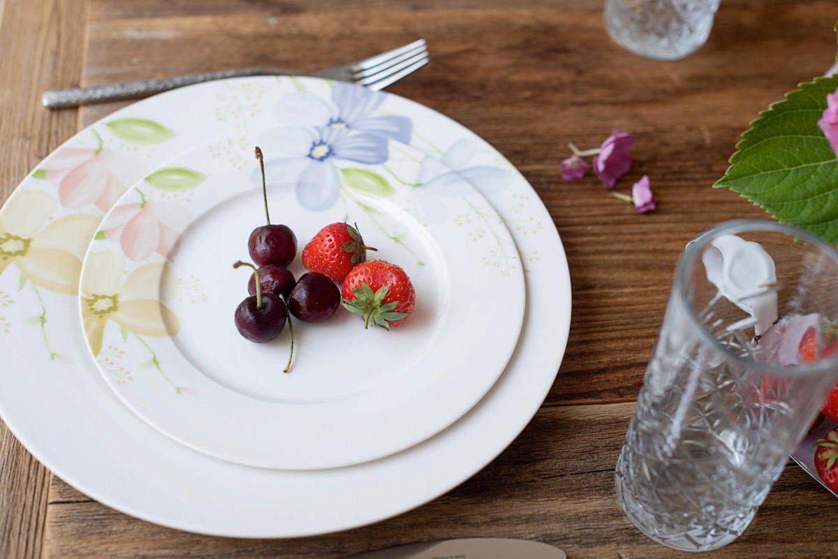 TAFELSERVICE ZIBAL 18-teilig  - Weiss, Basics, Keramik - Mäser