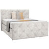 BOXSPRINGBETT 180/200 cm  Beige  - Beige/Schwarz, Konventionell, Kunststoff/Textil (180/200cm) - Ti'me