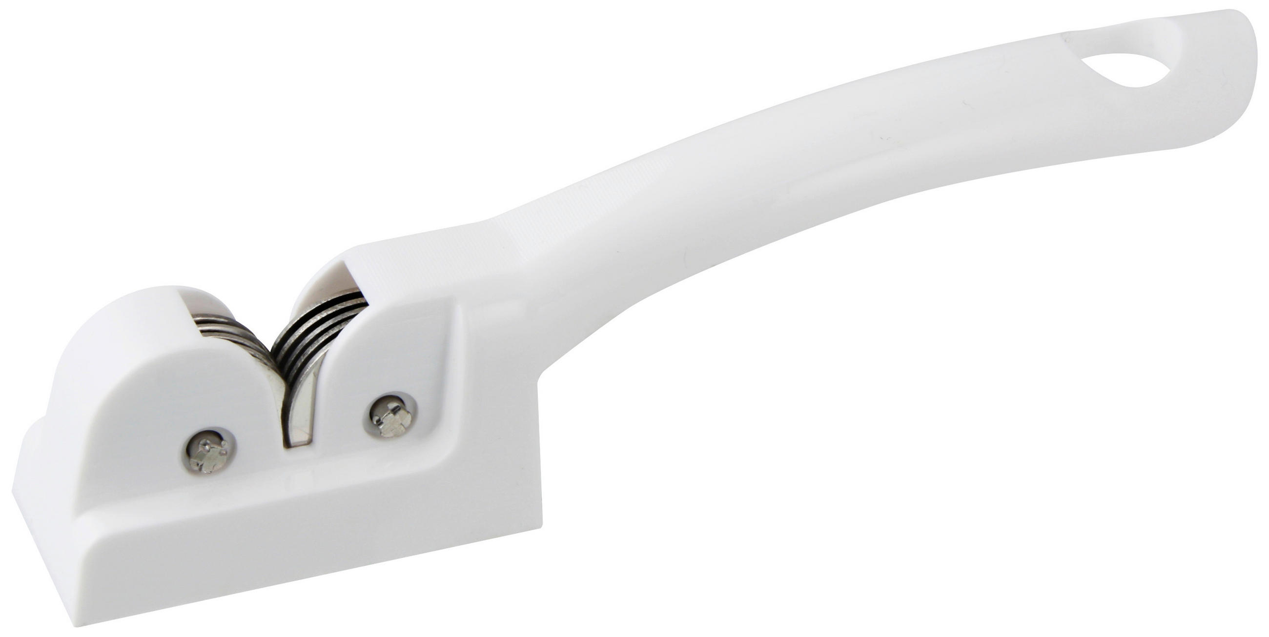 BRUSILEC NOŽEV - bela, Basics, kovina/umetna masa (8/4/23cm) - Fackelmann